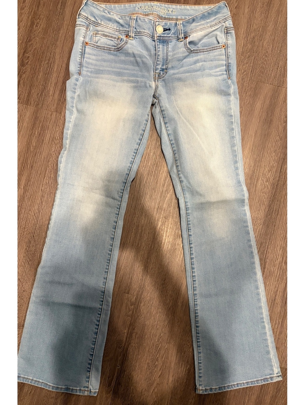 American Eagle Kick Boot Jeans Light Wash Size 8